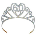 Glittered Metal "60" Tiara